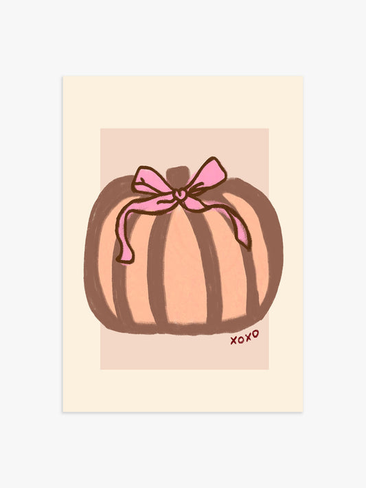 'Xoxo' Kürbis Poster