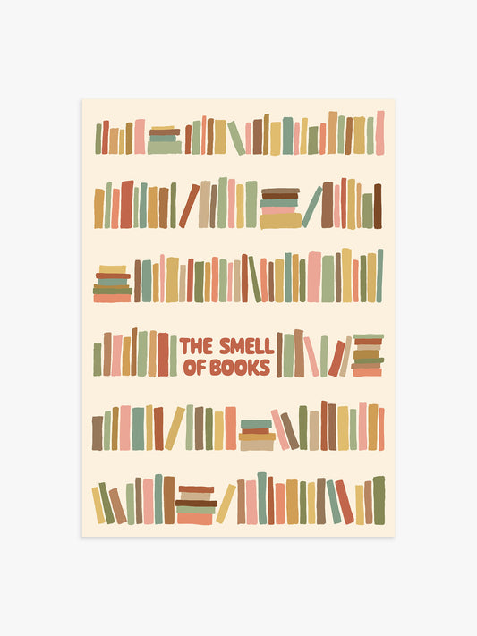 'Smell of books' Bücher Poster