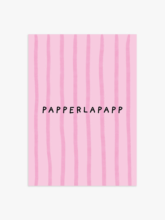Papperlapapp Poster in Pink