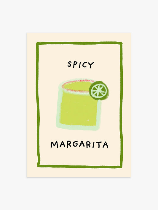 Spicy Margarita Poster