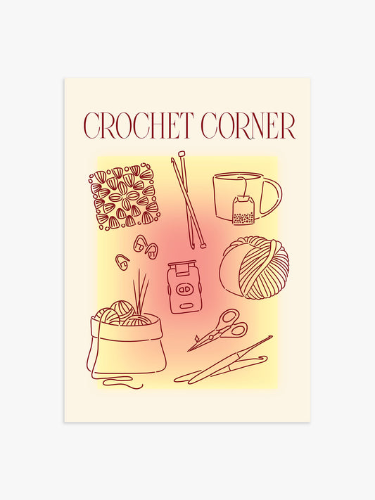 Crochet Corner Poster