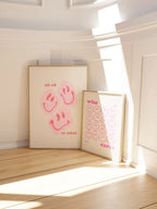 Oh okay Poster in Pink