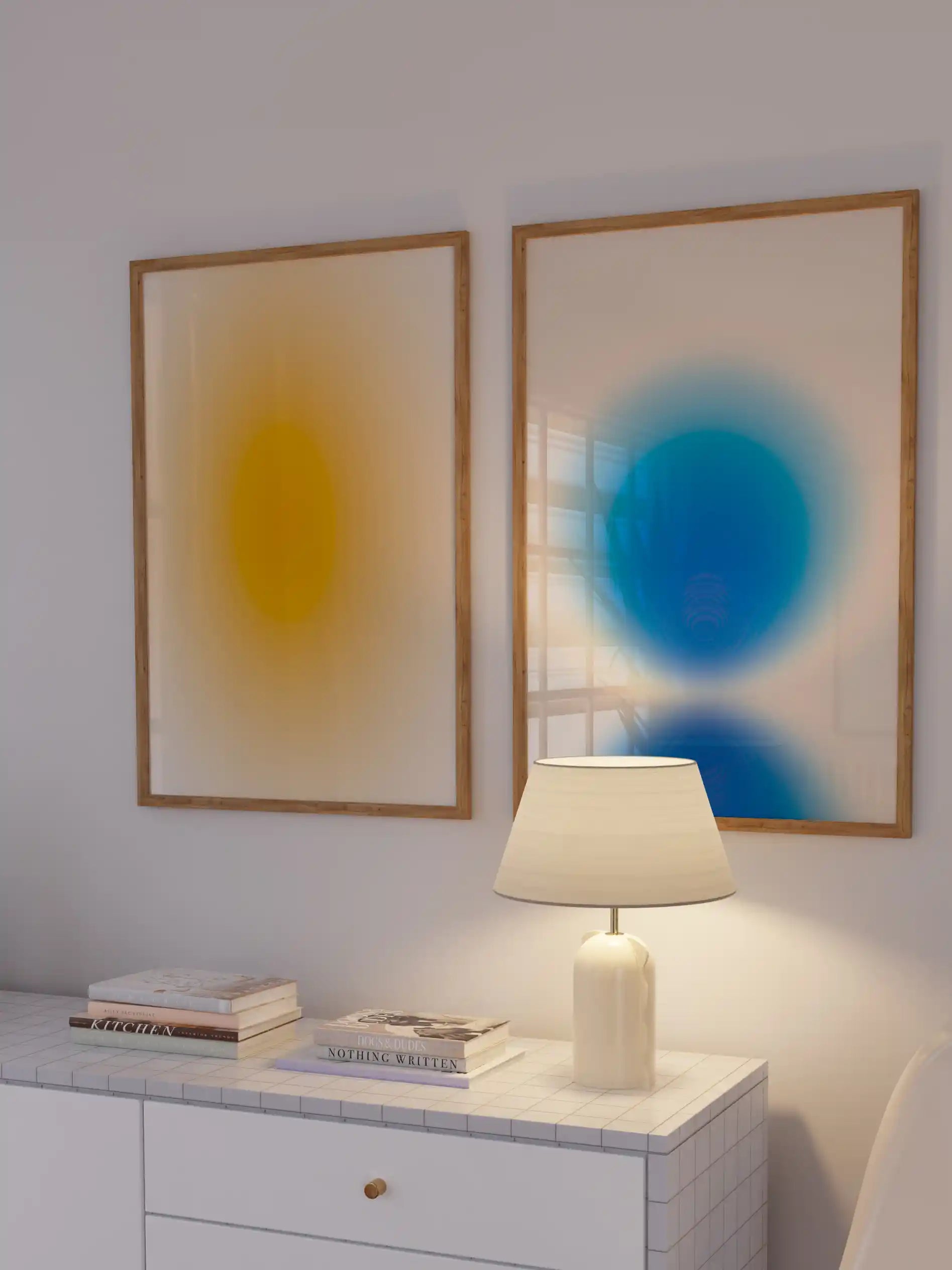 Aura Poster in Gelb