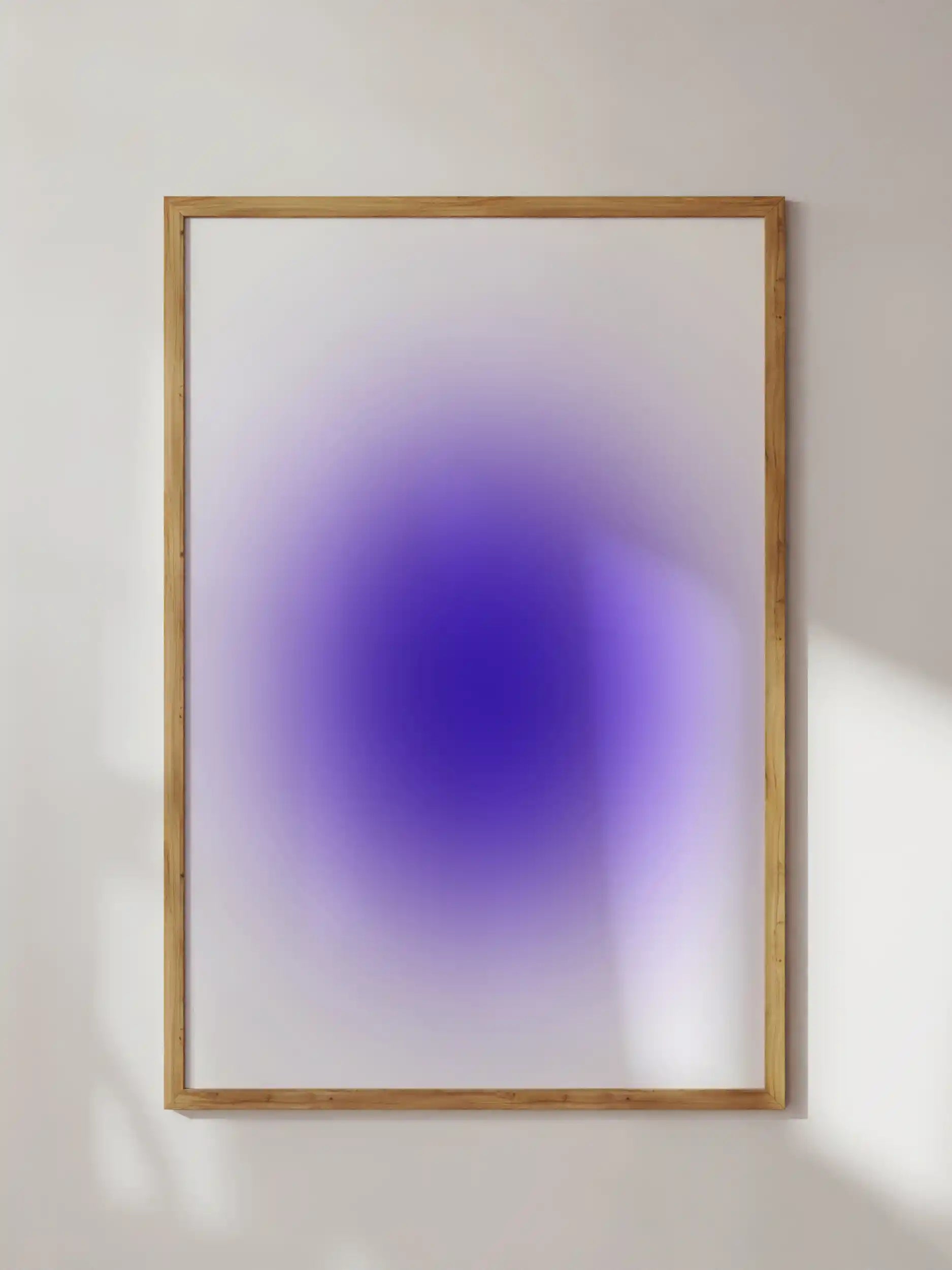 Aura Poster in Dunkelblau