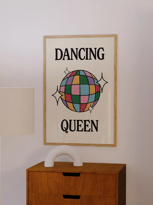 Dancing Queen Poster in Bunt