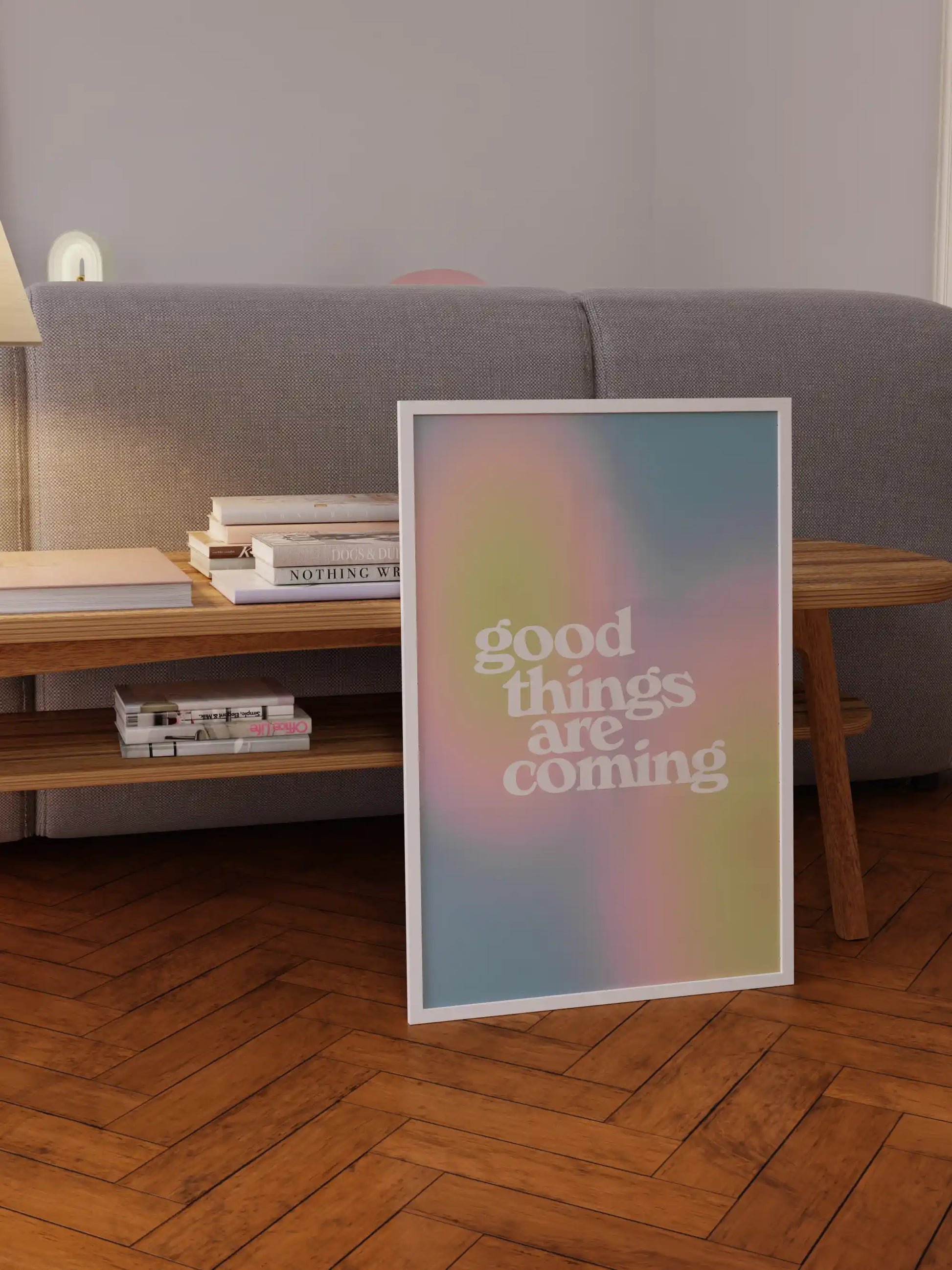 Quote Poster, Good things are coming Poster, Positives Zitat Poster, Aura Poster, Wohnzimmer Poster, Schlafzimmer Poster 