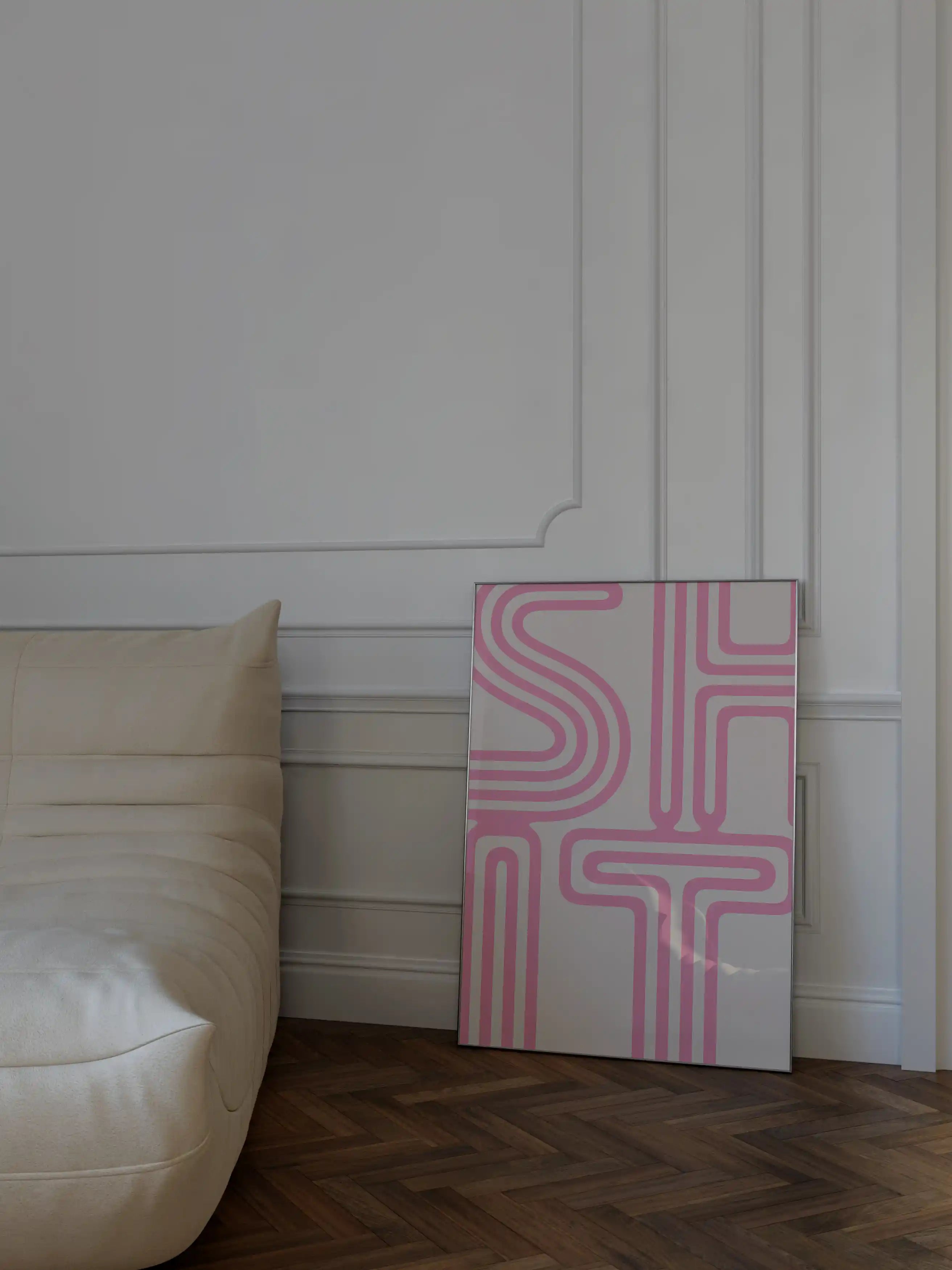 SHIT Poster in Pink
