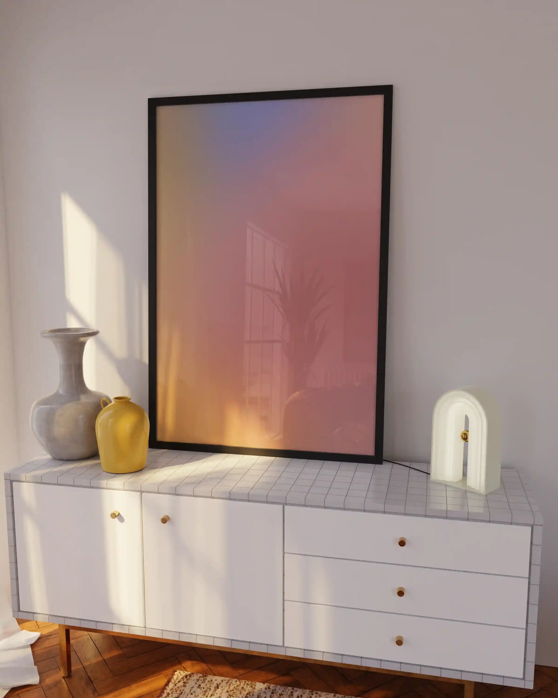 Aura Poster in Pastellfarben