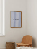 Firlefanz Poster in Blau