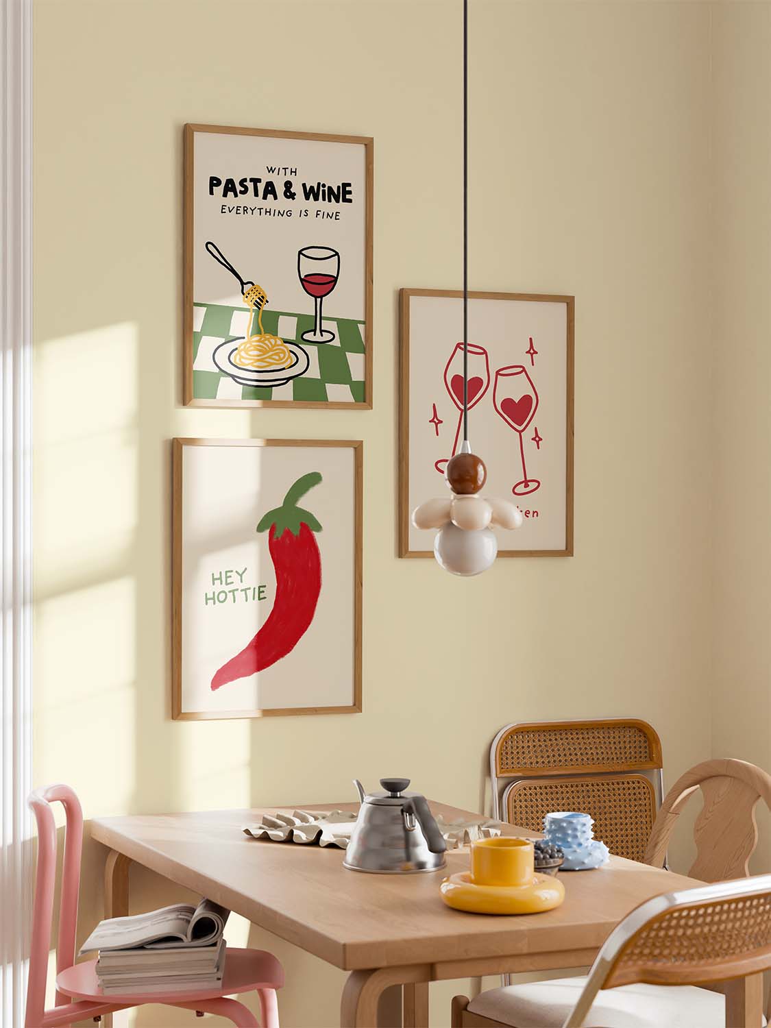 Chili Poster 'Hey Hottie'