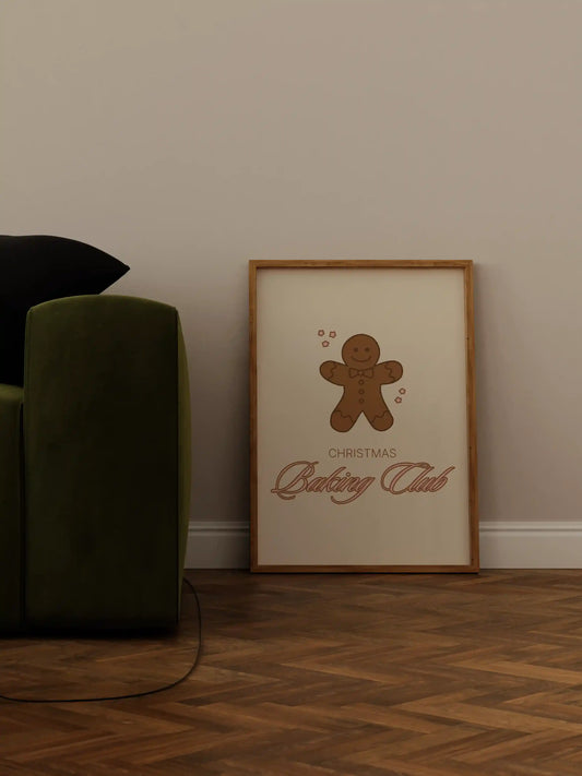 Christmas Baking Club Poster