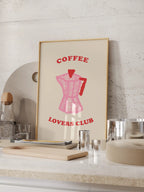 Coffee Lovers Club Poster