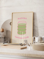Matcha Lovers Club Poster