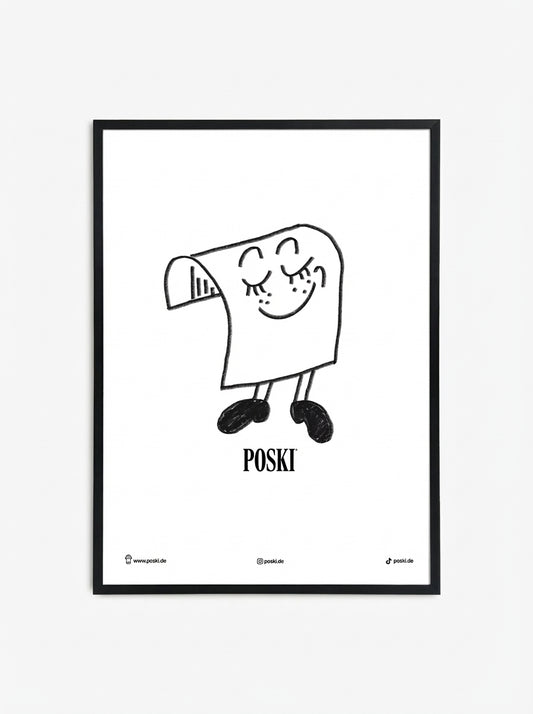 Bilderrahmen aus Eichenholz Schwarz