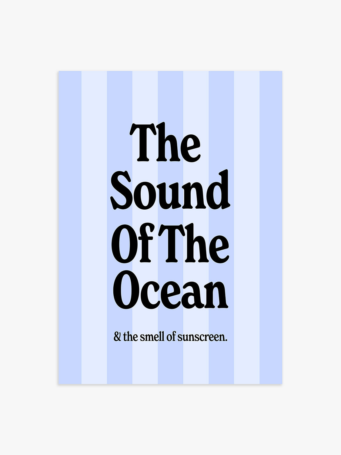 The Sound Of The Ocean Poster