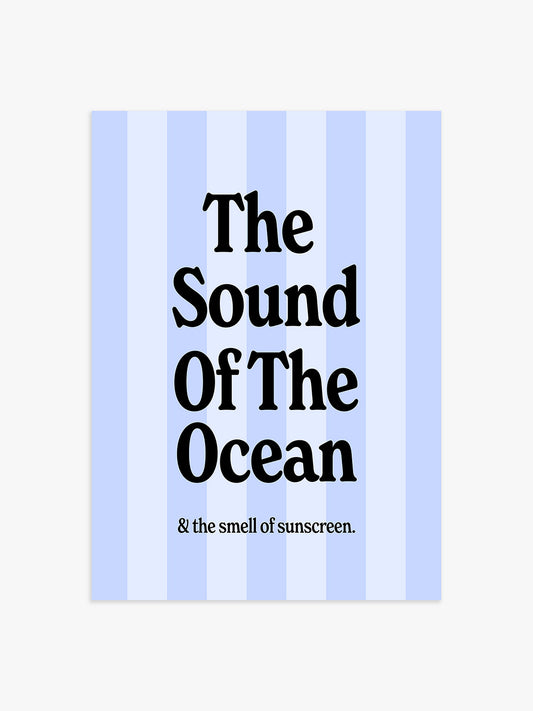 The Sound Of The Ocean Poster