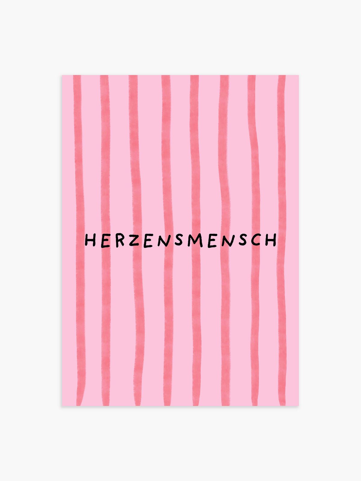 Herzensmensch Poster - 30x40 cm