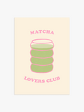 Matcha Lovers Club Poster