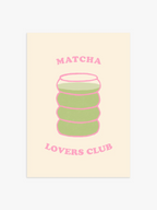 Matcha Lovers Club Poster