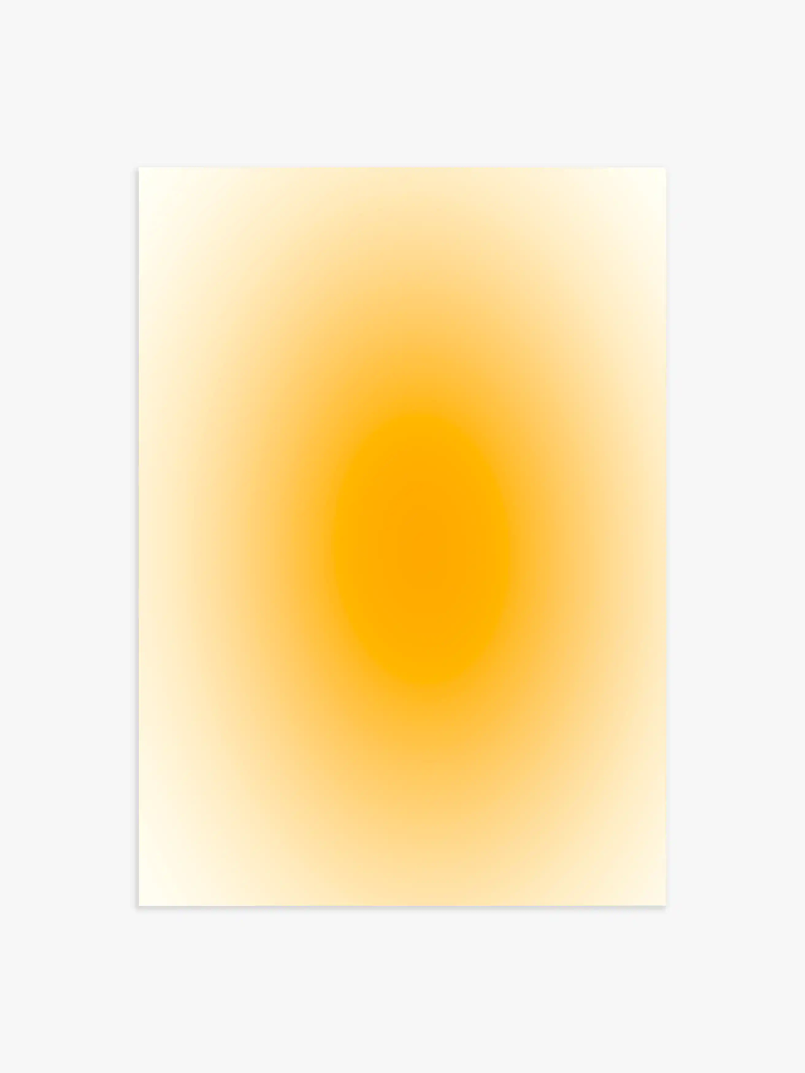 Aura Poster in Gelb
