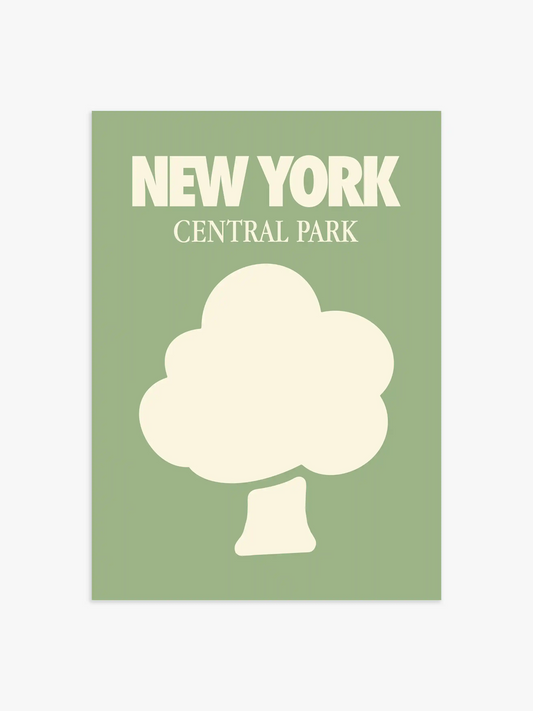 New York Central Park Poster