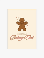 Christmas Baking Club Poster
