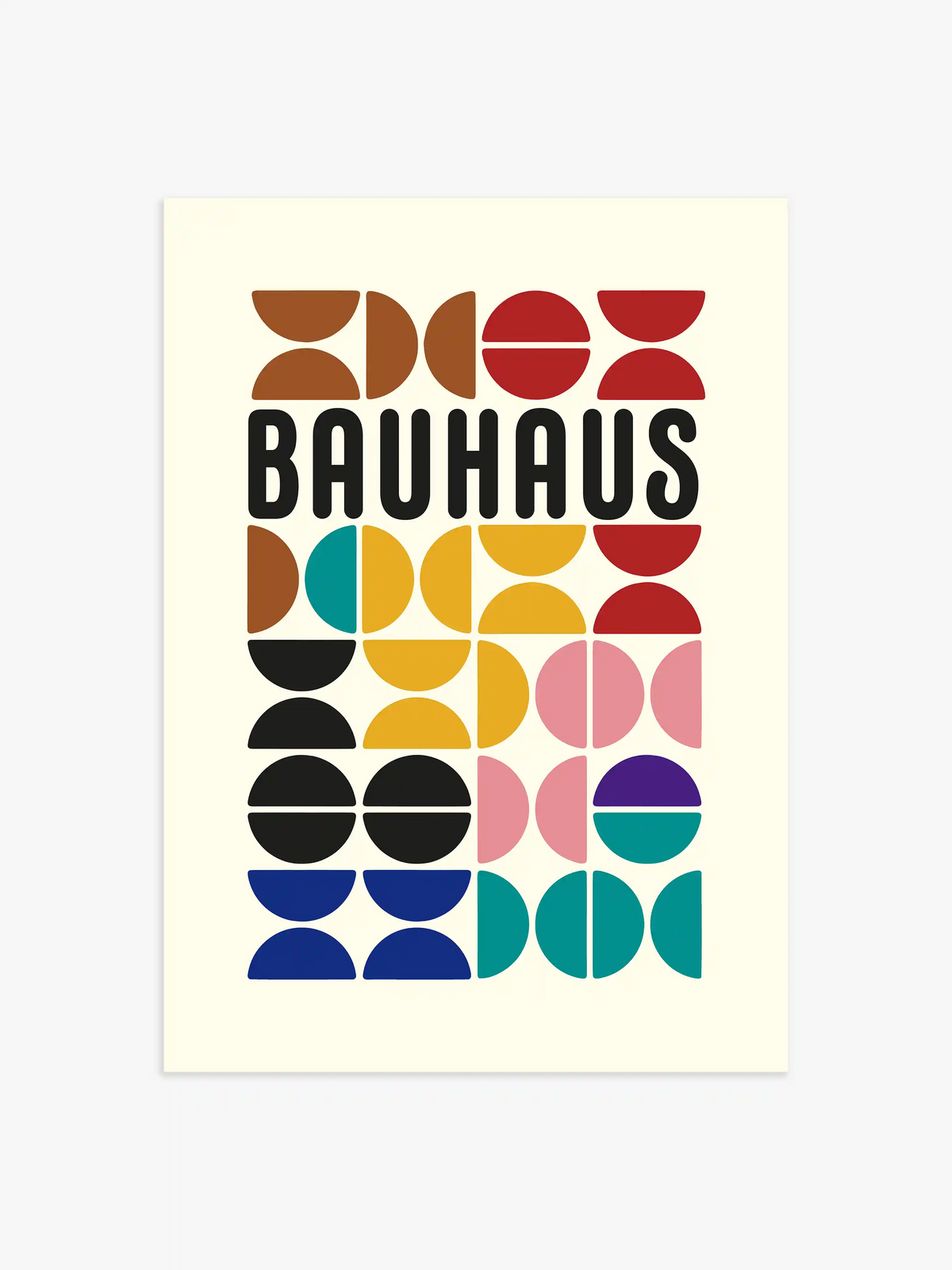 Bauhaus Retro Poster - 70x100 cm
