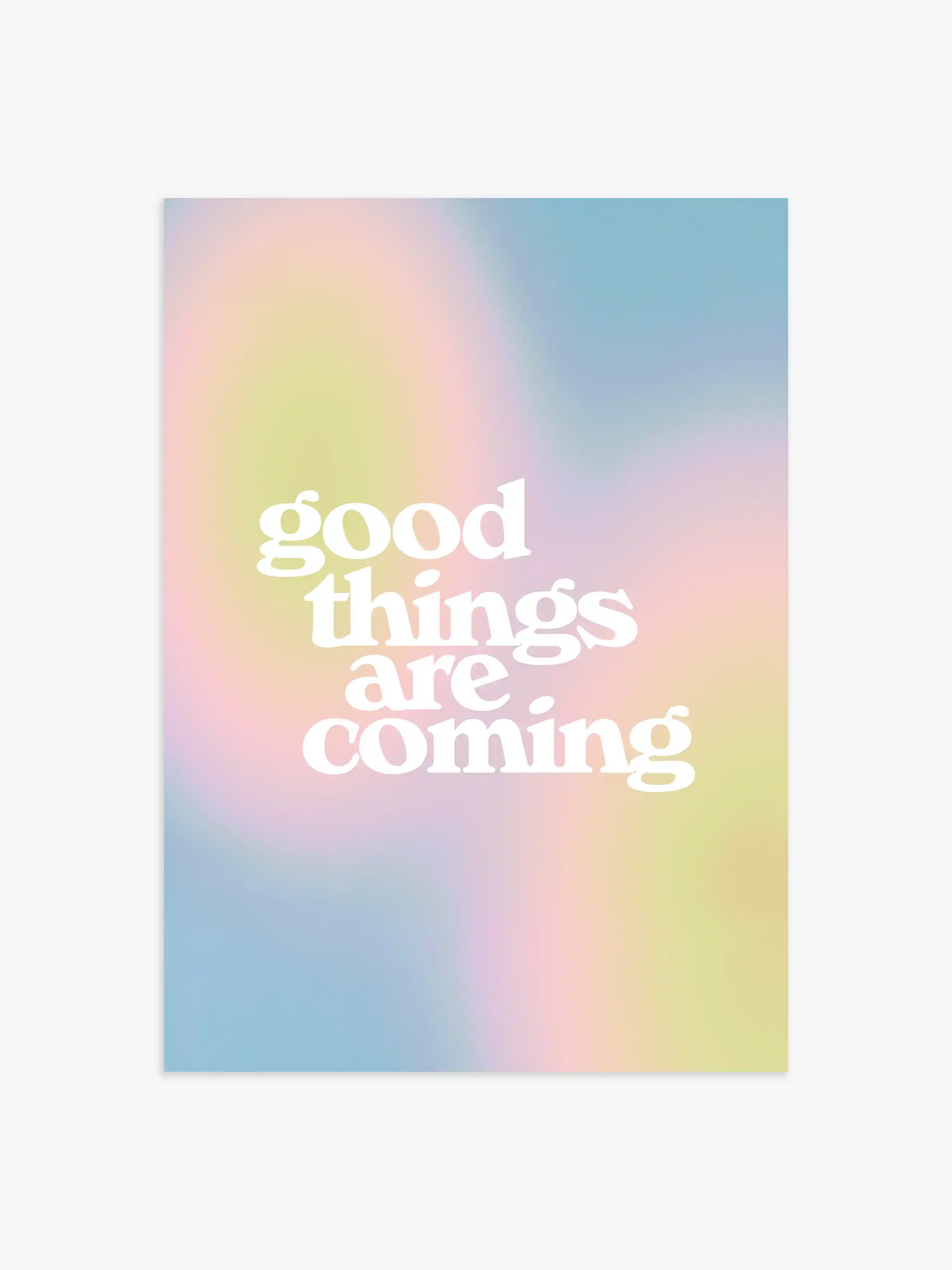 Quote Poster, Good things are coming Poster, Positives Zitat Poster, Aura Poster, Wohnzimmer Poster, Schlafzimmer Poster 