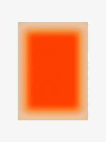 Aura Poster in Orange