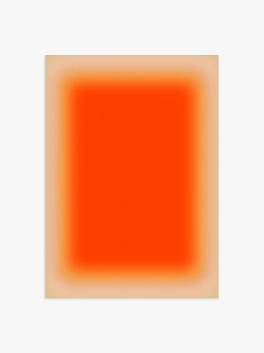 Aura Poster in Orange