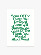 Wohnzimmer Poster grün, Schlafzimmer Poster Zitat grün, Minimalistisches Poster Zitat, Grünes Wandbild, Inspirierendes Zitat Poster grün