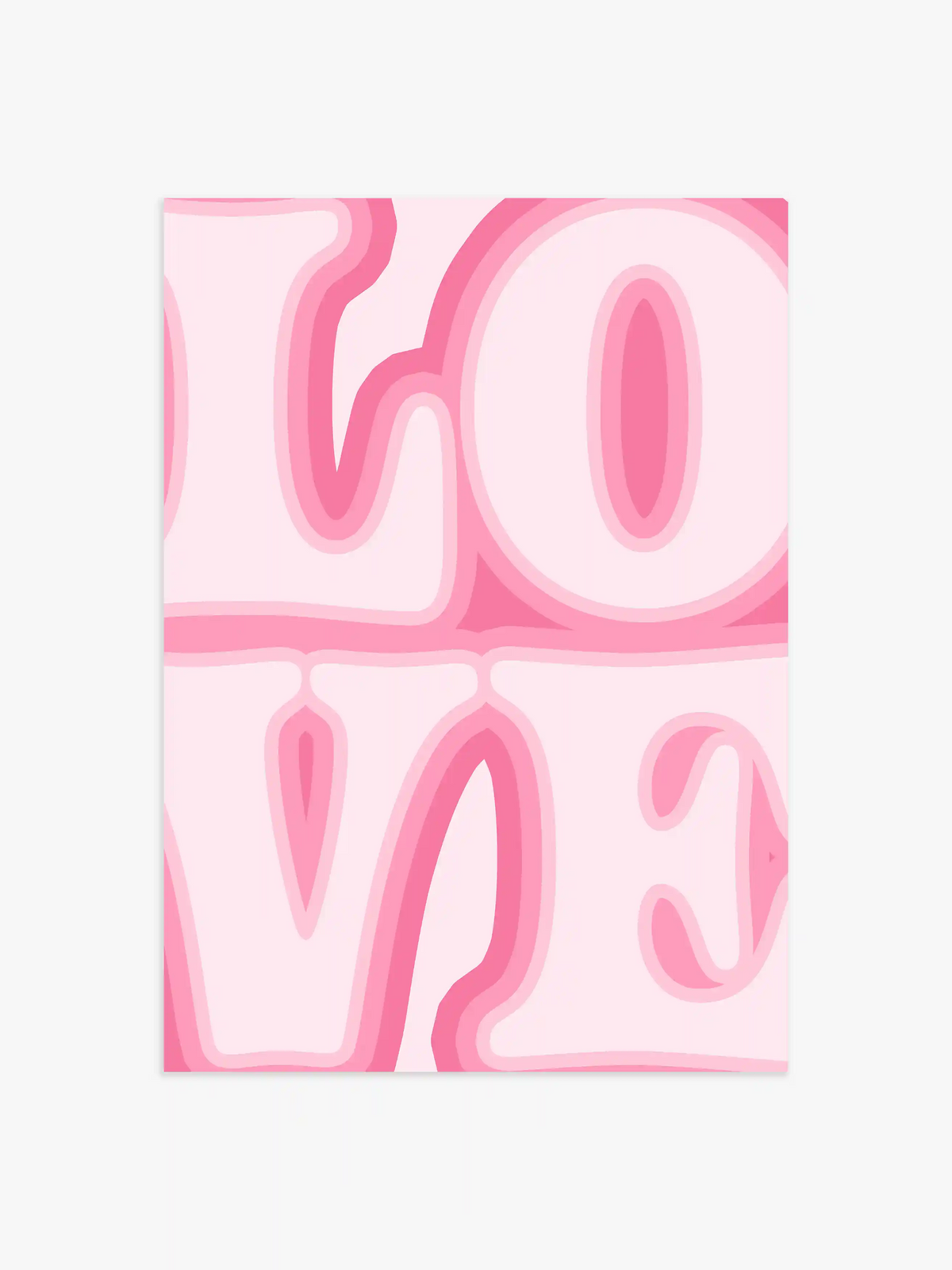 Retro Love Poster - 100x150 cm