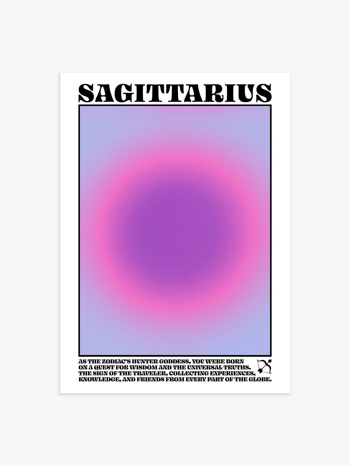 Sternzeichen Sagittarius Poster - 50x70 cm