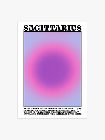 Sternzeichen Sagittarius Poster