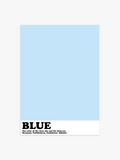 Blue Poster in balu
