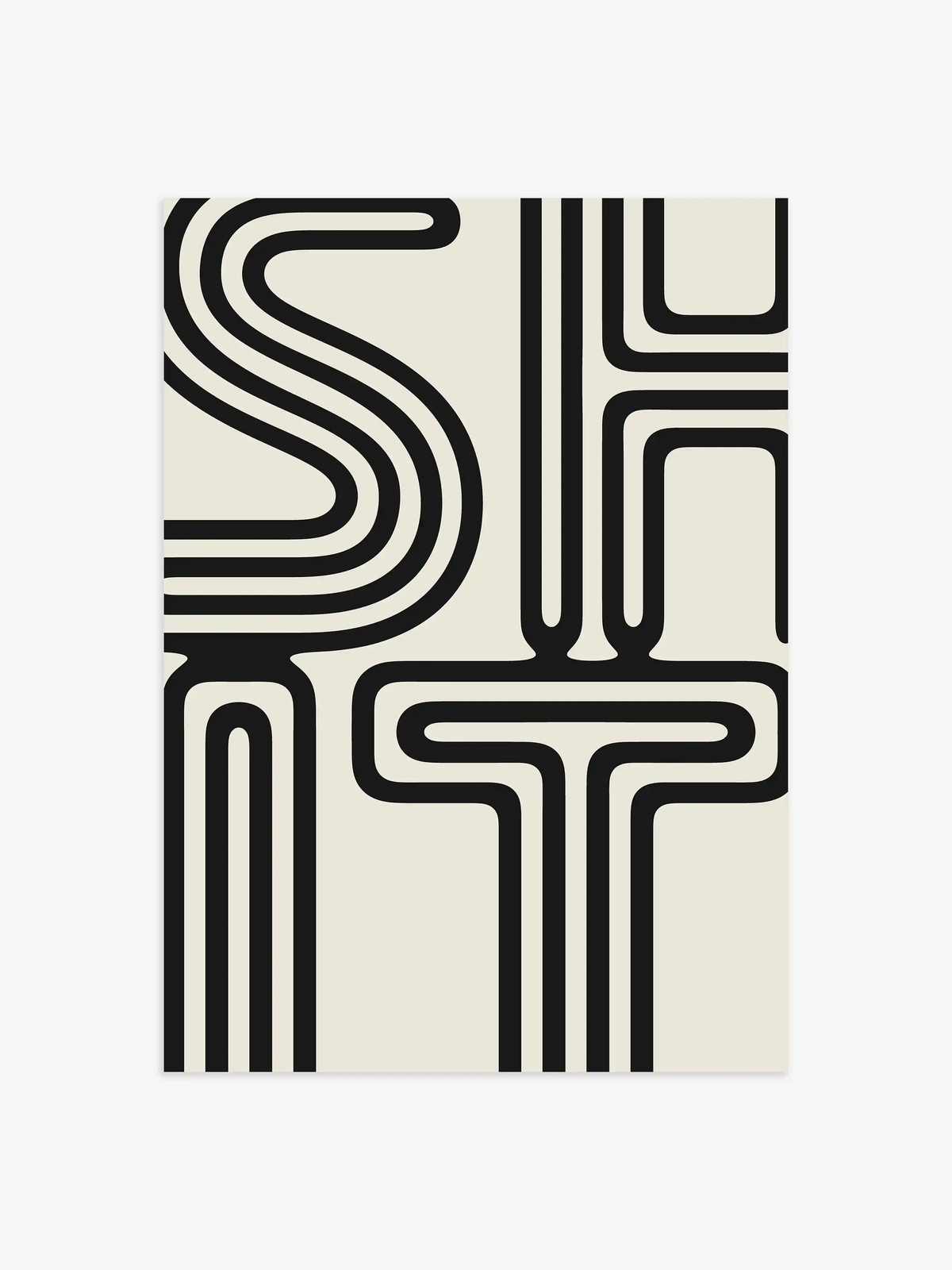 SHIT Poster in neutralen Farben - 60x90 cm