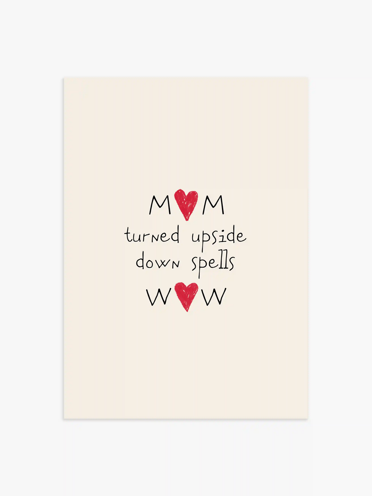 WOW MOM Poster - 100x150 cm