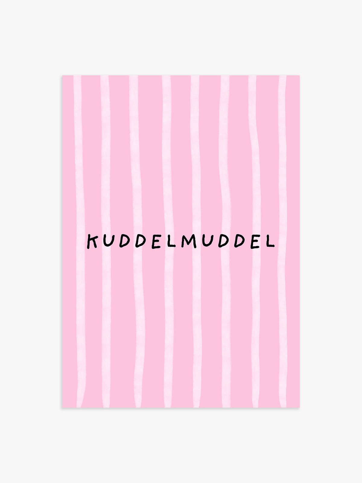 Kuddelmuddel Poster - 21x30 cm