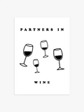 Partners In Wine Poster