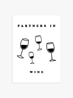 Partners In Wine Poster