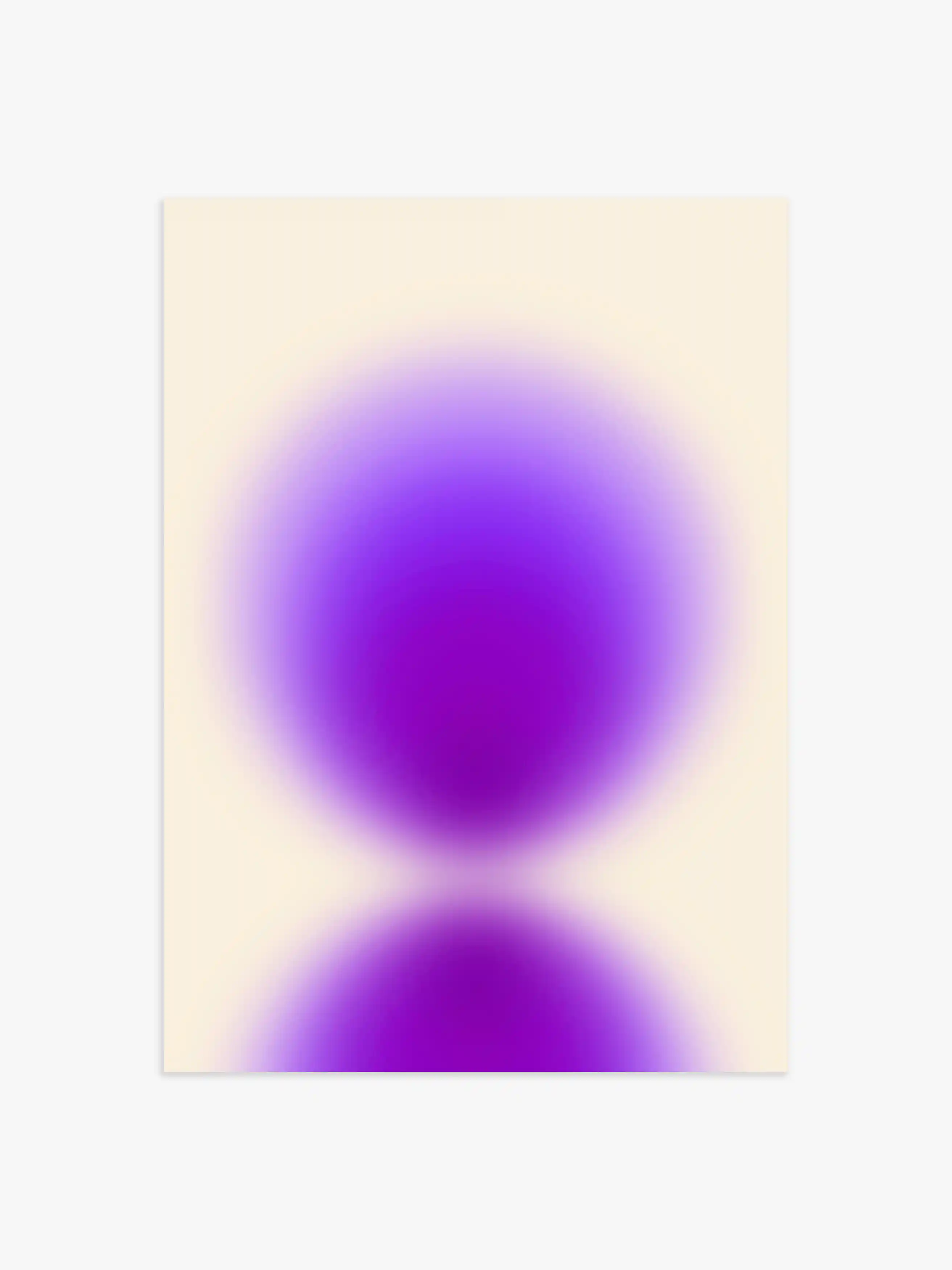 Aura Poster mit Lila Kreis