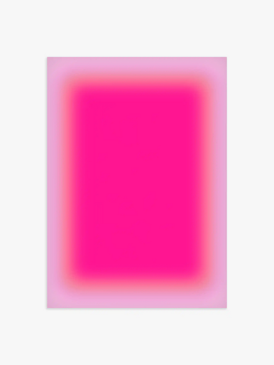 Aura Poster in Pink