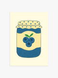 Blaubeer-Marmeladenglas Poster