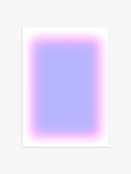 Aura Poster in Lavendel und Rosa