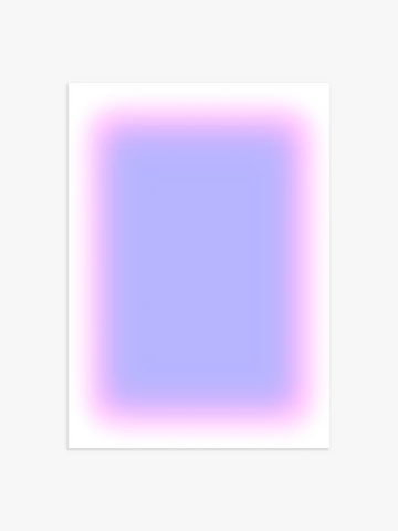 Aura Poster in Lavendel und Rosa