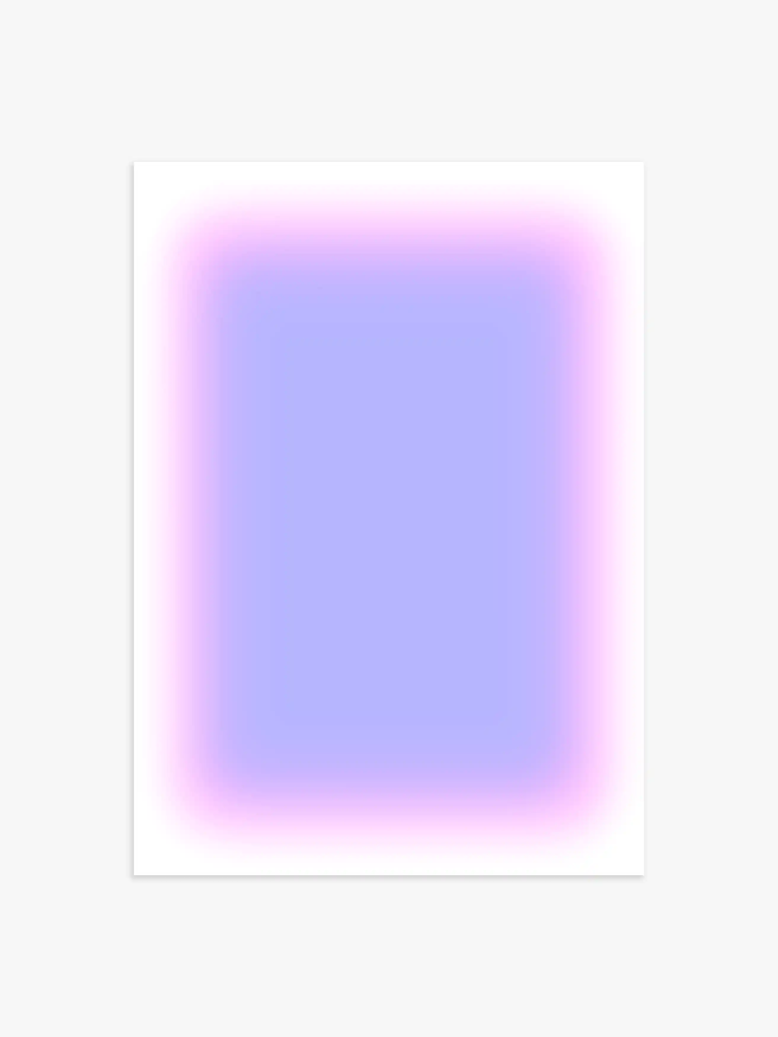 Aura Poster in Lavendel und Rosa