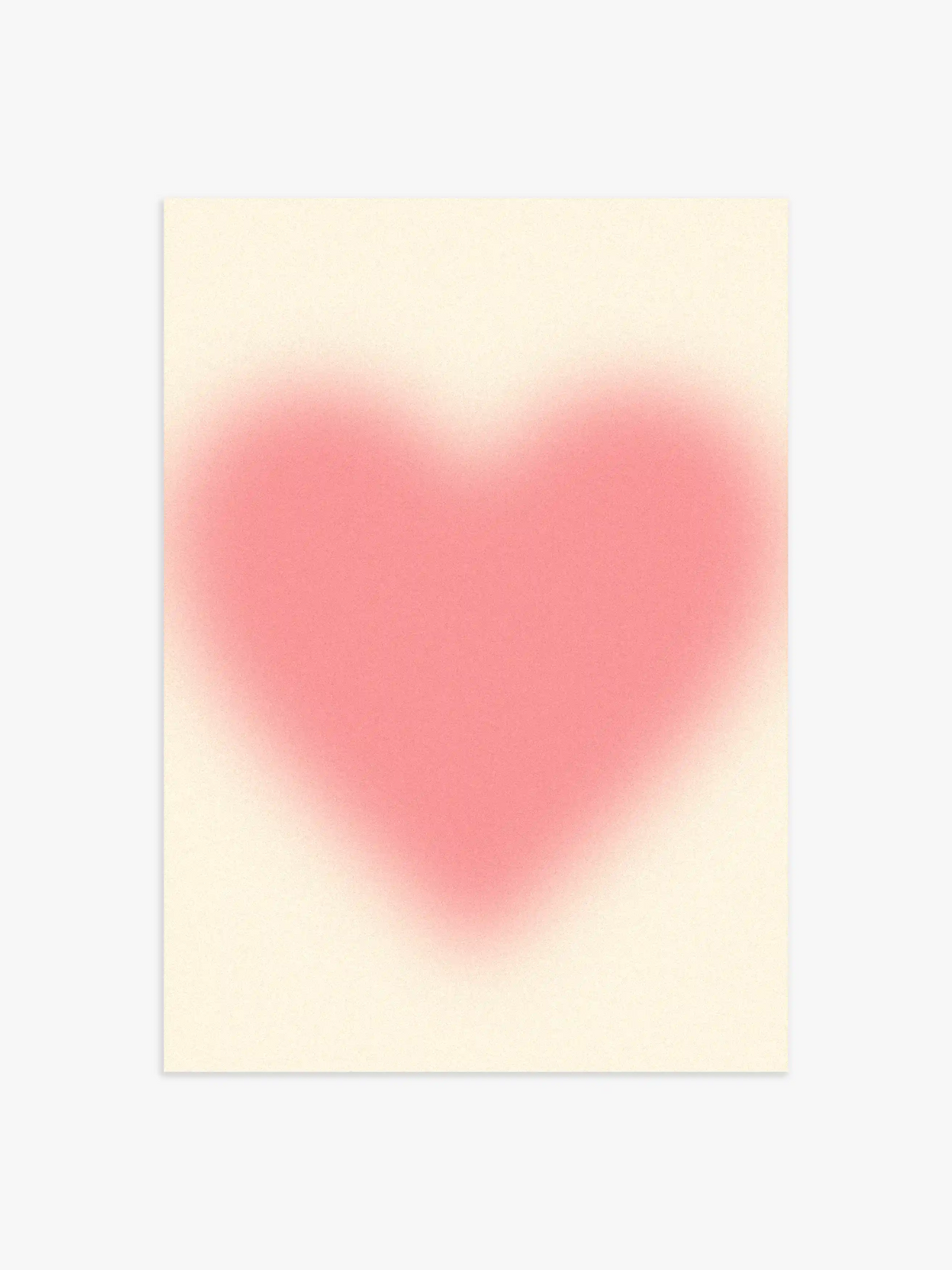 Aura Herz Poster in Rot - 30x40 cm