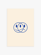 You decide Poster in Blau
