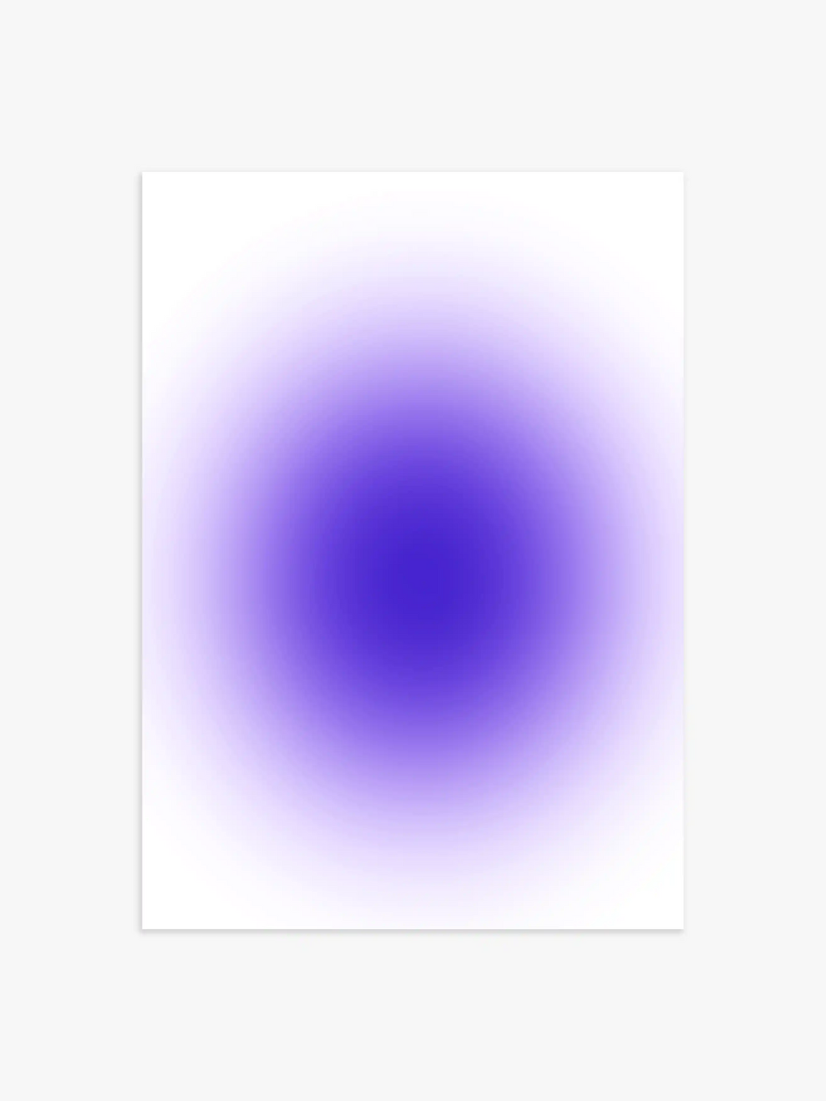 Aura Poster in Dunkelblau - 21x30 cm