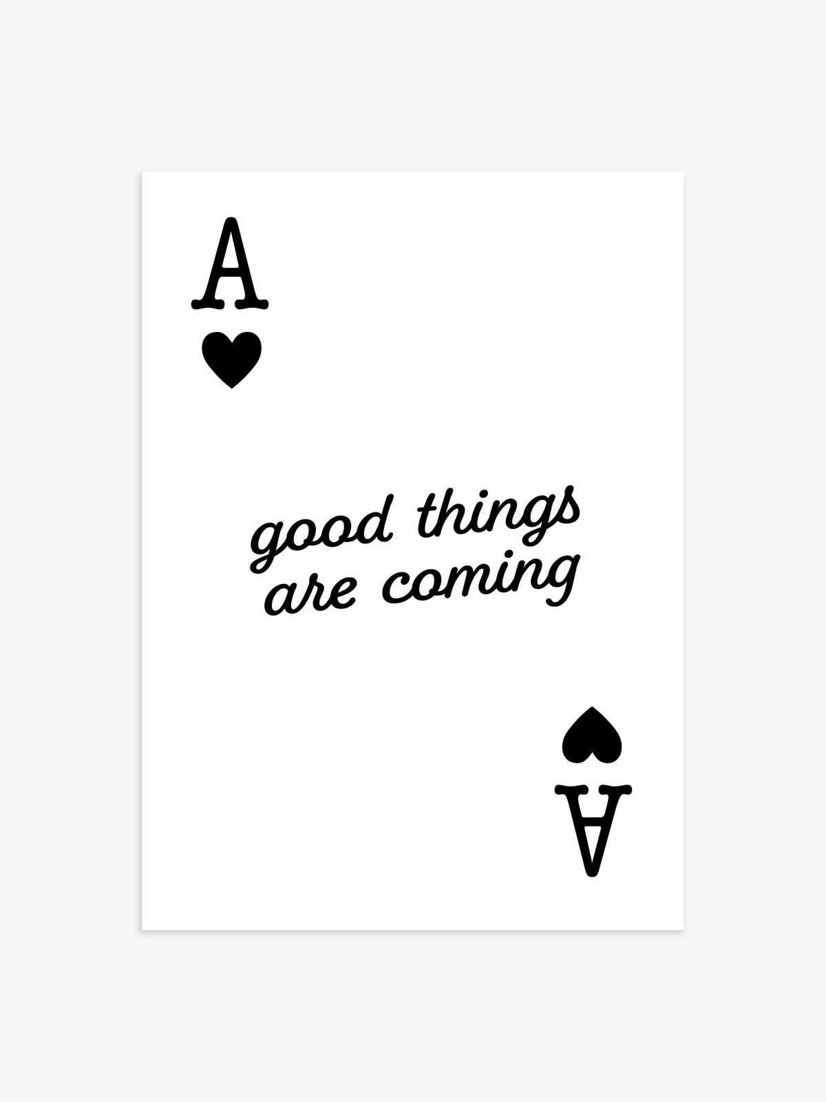 Ass Poster in Schwarz-Weiß - 70x100 cm